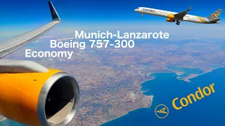 Flight Report: Munich-Lanzarote Condor Boeing 757 Economy