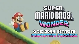 Super Mario Bros. Wonder | Prototype Footage (GDC 2024 Keynote)