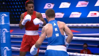 Day 7 (71kg) BARTEE EL II Obed (USA) vs  DARCHINYAN Arman (ARM) | AIBA WCHs 2021