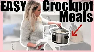 5 EXTREMELY EASY, HEALTHY, & AFFORDABLE CROCKPOT MEALS // BEAUTY AND THE BEASTONS 2019