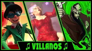 Las 7 Mejores y Malévolas Canciones de Villanos NO DISNEY | ArturoToons