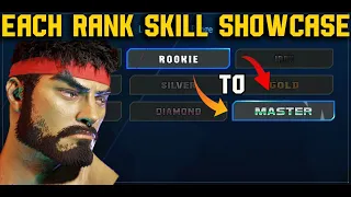 How Playstyle Differs in Each Rank Rookie to Master | Street fighter 6