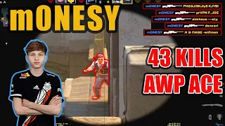 m0NESY Faceit Dust2 POV ~ CRAZY AWP ACE! // 43 Kills ~ 2.49 HLTV