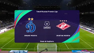 PES 2021 | Dinamo Moscow vs Spartak Moscow - Russia Premier League | 13/03/2021 | 1080p 60FPS