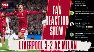 ANOTHER MILAN COMEBACK! | LIVERPOOL 3-2 AC MILAN | LFC FANS REACTION