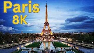 Paris France Ultra HD By Drone 4K Video Flying Over Paris.