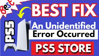 PlayStation An Unidentified Error Occurred - Finally Fixed 100% Working