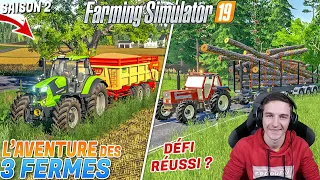 L'AVENTURE DES 3 FERMES S2 ! DÉFI DES ARBRES RÉUSSI !?