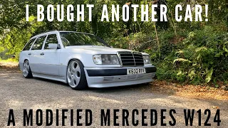 MY NEW CAR! THE COOLEST MODIFIED MERCEDES EVER! 1992 230TE W124 | JAYP CARS