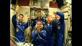 Expedition 40 41   Soyuz TMA 13M Hatch Opening and Other Activities