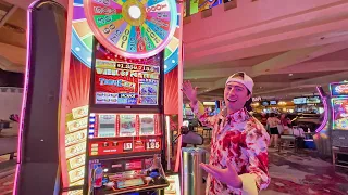 I Played A Wheel Of Fortune Slot At Excalibur Las Vegas!