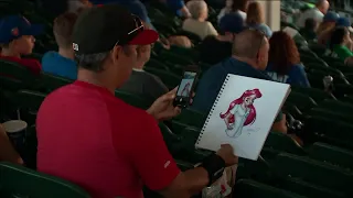 Artist sketches the magic of baseball at Wrigley and beyond