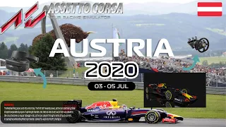 AC VR - WORLD RECORD -F1 2020 Mod-Red Bull Max Verstappen-Austria Spielberg HOTLAP