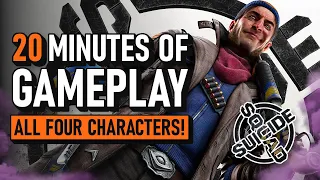 20 Minutes of Gameplay | All 4 Characters! | Suicide Squad Kill The Justice League