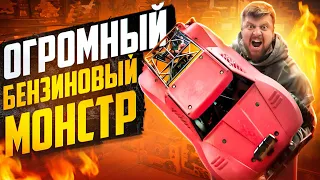 ГИГАНТСКАЯ БЕНЗИНОВАЯ МАШИНКА ОРАЛА НА ВСЮ ПЛОЩАДЬ. DTT СЛОМАЛАСЬ TRAXXAS MAXX V2 ОТВАЛИЛОСЬ КОЛЕСО