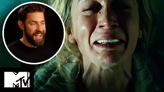 A Quiet Place 2: John Krasinski And Emily Blunt Talk Sequel | MTV Movies