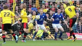 Watford - Leicester 3-1 Final Two Minutes - Penalty + Goal