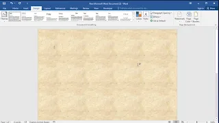 How to create stationery background paper in word