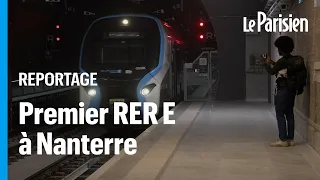 « C'est l'extase » : on a embarqué dans le premier RER E pour Nanterre