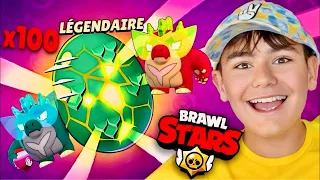 J'AI MIS 100€ POUR OUVRIR TOUT LES OEUFS !!! 😱 PACK OPENING GODZILLA incroyable sur Brawl Stars