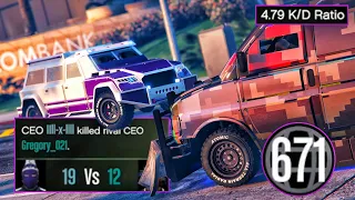 GODMODE Griefer gets completely DESTROYED! [GTA Online]