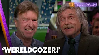 Johan haalt herinneringen op aan reis met Aad de Mos: 'Wereldgozer!' | VI VANDAAG