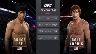 Bruce Lee Vs Chuck Norris The Way Of The Dragon 1 EA Sports UFC 2