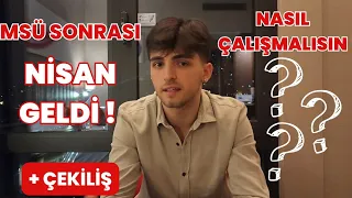 YENİDEN BAŞLIYORUZ: NİSAN ! | SEVİYENE GÖRE NASIL ÇALIŞMALISIN VE MSÜ SONRASI | #tyt #yks