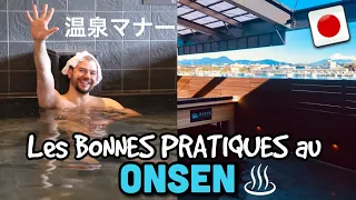 Manners of Japanese Onsen 温泉マナー (english subs)