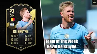 MY GOAT!?! FIFA 23 INFORM KEVIN DE BRUYNE PLAYER REVIEW | 93 INFORM KEVIN DE BRUYNE PLAYER REVIEW