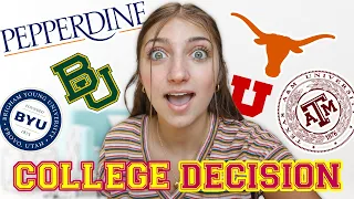 SURPRISING my Entire Family with My COLLEGE DECISION!