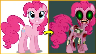 My little pony Horror transformation 😱🎃#mylittlepony #horror #zombie #creepy #cartoon #halloween