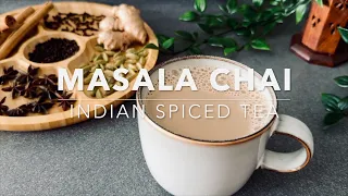 Masala Chai | Indian Spiced Tea | Indian Cuisine 🇮🇳 | Recipe for 2 perfect cups of Masala Chai ☕️