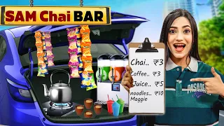 I Opened A Shop In My Car 🚗 For 24 Hours Challenge | * सब से सस्ता दुकान * | SAMREEN ALI