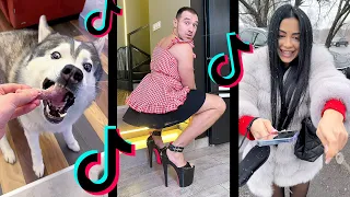 Самые Популярные Tik Tok приколы про собак хаски / Лучшее из Тик Ток 2021 - Тренды HUSMUT