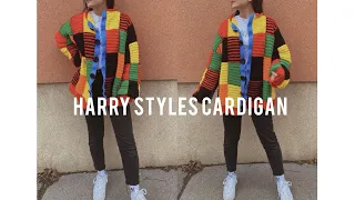 Crochet Patchwork Cardigan (JW ANDERSON) Harry Styles