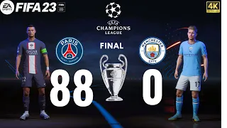 FIFA 23 - PSG Vs Manchester City - UEFA Champions League Final | PS5™ [4K 60FPS ] Next Gen