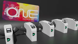 How metro card works | मेट्रो कार्ड कैसे काम करता है | 3D animation