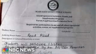 Florida school asks parents for permission to have a Black author read to students