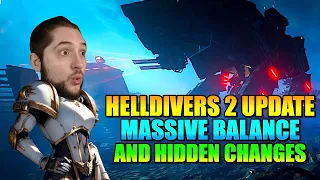 Helldivers 2 - Hidden Change Testing and MASSIVE BALANCE Patch Update Breakdown