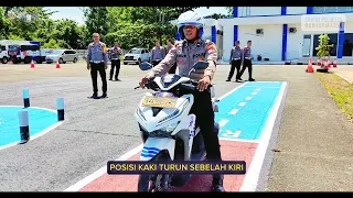 Satpas Polresta Banjarmasin telah melaksanakan perubahan ujian praktik SIM C