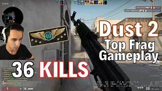 How to Carry on Dust 2! 36 Kills CSGO Dust 2 Gameplay!