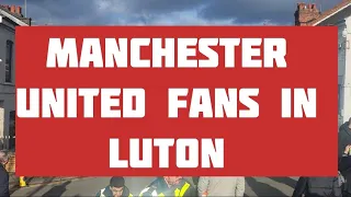 Manchester united Football Fans  ⚽️ Arrived Luton Town F.C Stadium 🏟