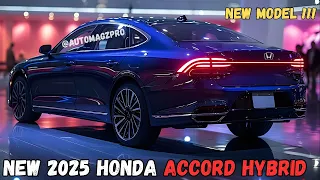 New Model 2025 Honda Accord Hybrid - Top 5 Features You Can't Miss