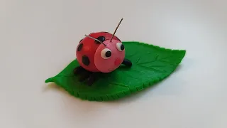 Modelling Clay/Fondant LadyBug