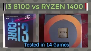 i3 8100 vs Ryzen 5 1400 Gaming & Rendering Tests