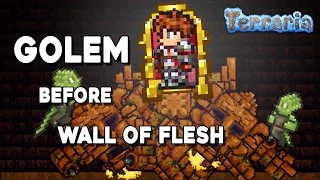 Terraria - How to Defeat Golem before Wall of Flesh