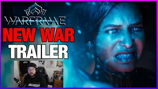 BEST WARFRAME CINEMATIC EVER | THE NEW WAR TRAILER LIVE REACTION