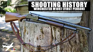 Winchester M1897 Trench Shotgun (First Person) | Shooting History #ww2 #ww1 #history #firearms #dday