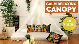 DIY CANOPY Idea | Create your Cozy Corner in 7 Minutes!